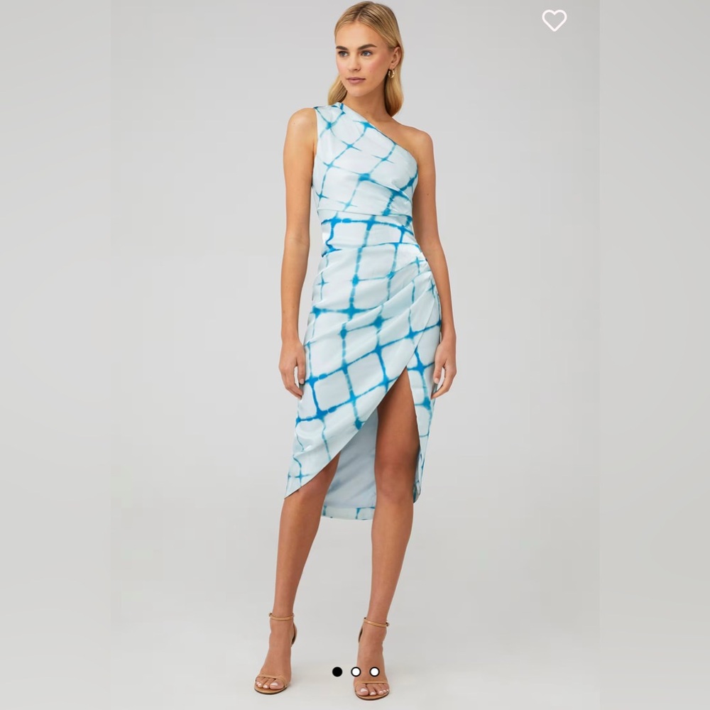 FIRM PRICE ELLIATT One Shoulder Gia Midi Dress in XSmall